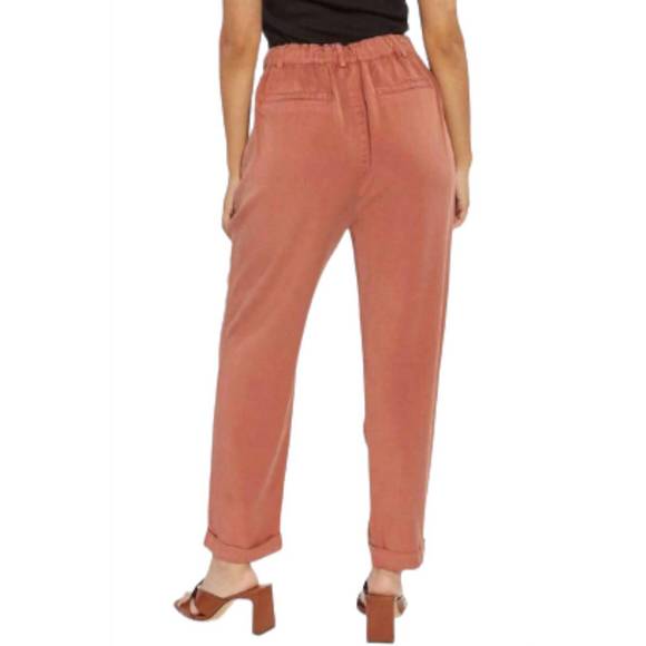 NEW THREAD & SUPPLY weekend pants in burndt orange - Picture 2 of 2